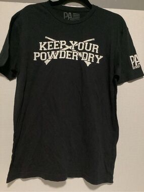 Keep Your Powder Dry Short Sleeve Tee - Black L